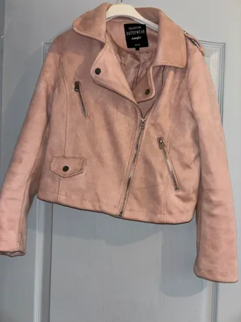 Veste velours rose