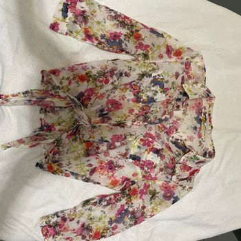 Chemise fleurie