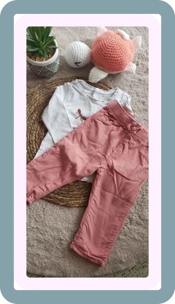 Ensemble fille 6 mois