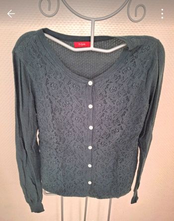 Gilet Tissaia Vert Bouteille - T. 38/40