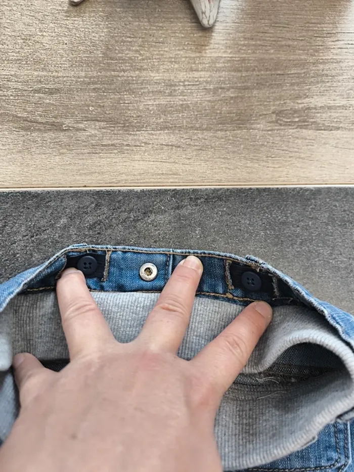 Pantalon jean souple garçon 12 mois obaibi - photo numéro 8