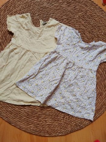 2 robes légères été Kiabi,  24 mois