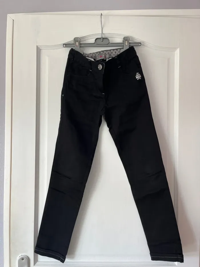 Ensemble stylé fille 8 ans – Total look denim & noir - photo numéro 4