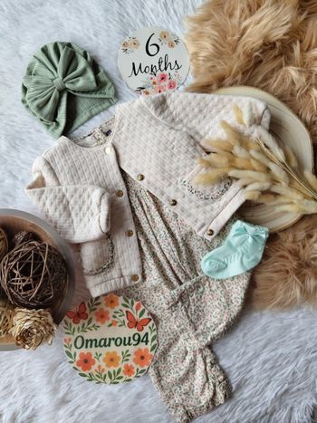 Ensemble complet sergent major fille 6 mois 🎀