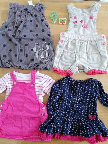 Lot 9 mois fille. 10 pièces