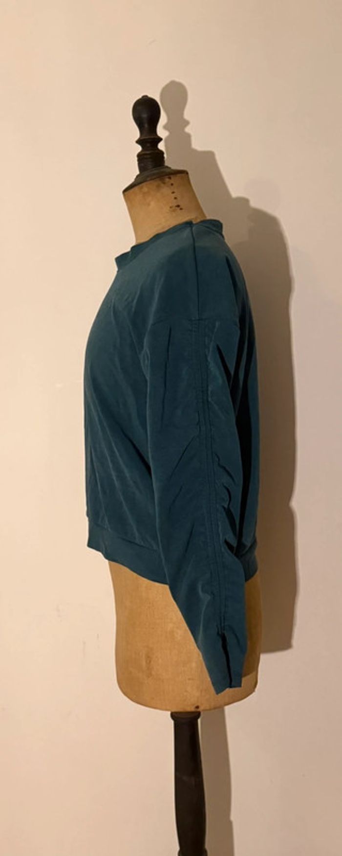 Sweat bleu canard/vert Promod Taille S - photo numéro 2