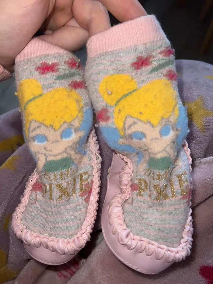 Chassons les antidérapant mschaussettes Disney fée clochette 19-20