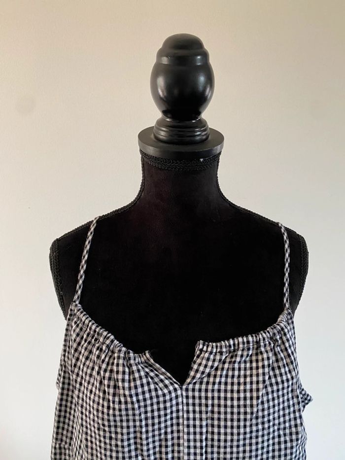 Robe vichy blanche et noire Pimkie taille 38 / 40 - photo numéro 8