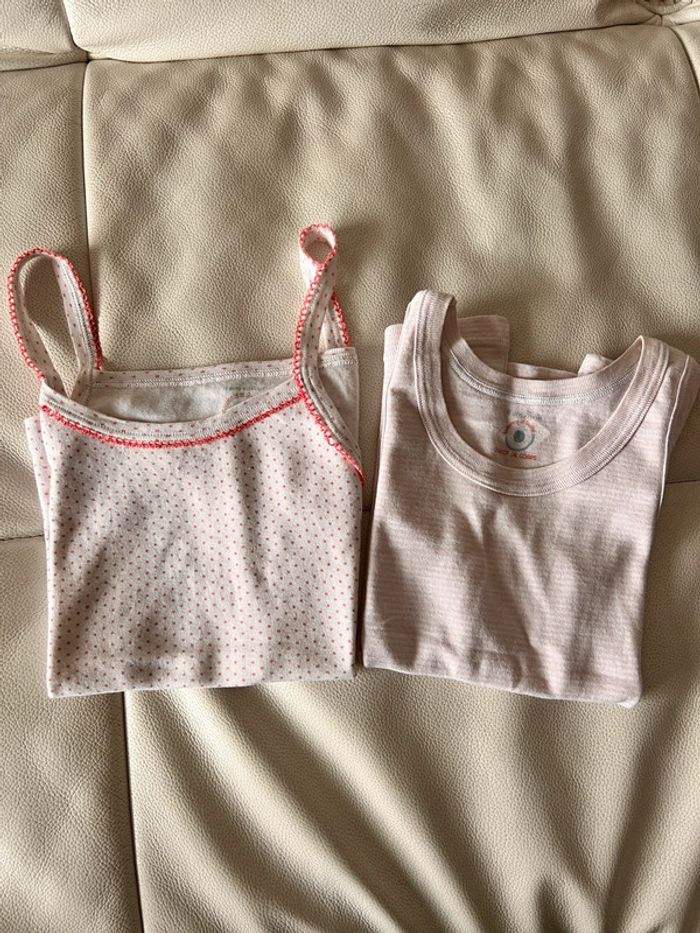 Lot maillots de corps débardeurs 6 ans