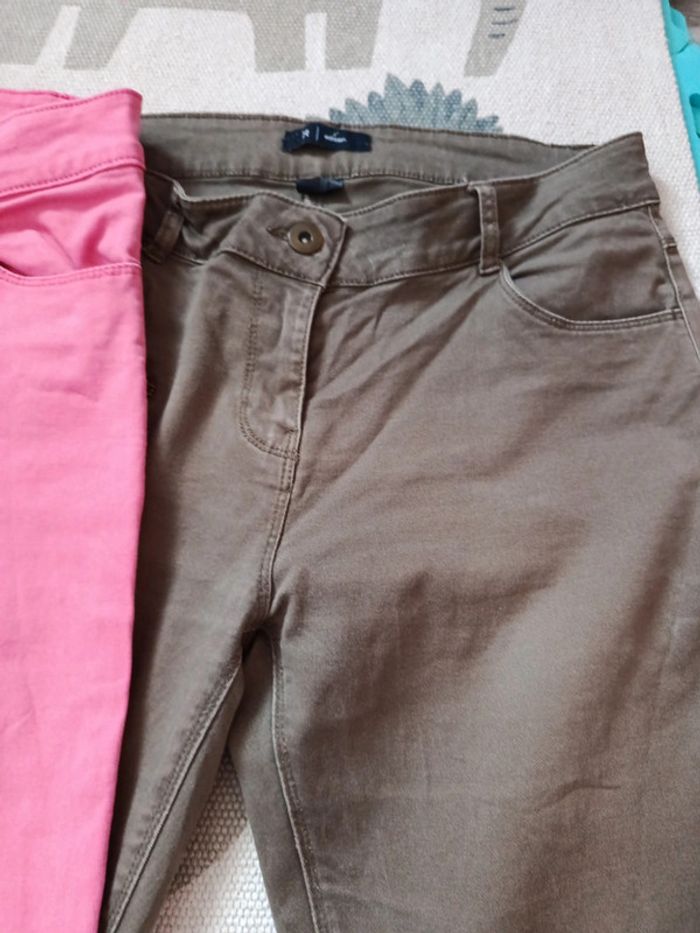 Lot de 2 pantalons coton printemps été - photo numéro 3