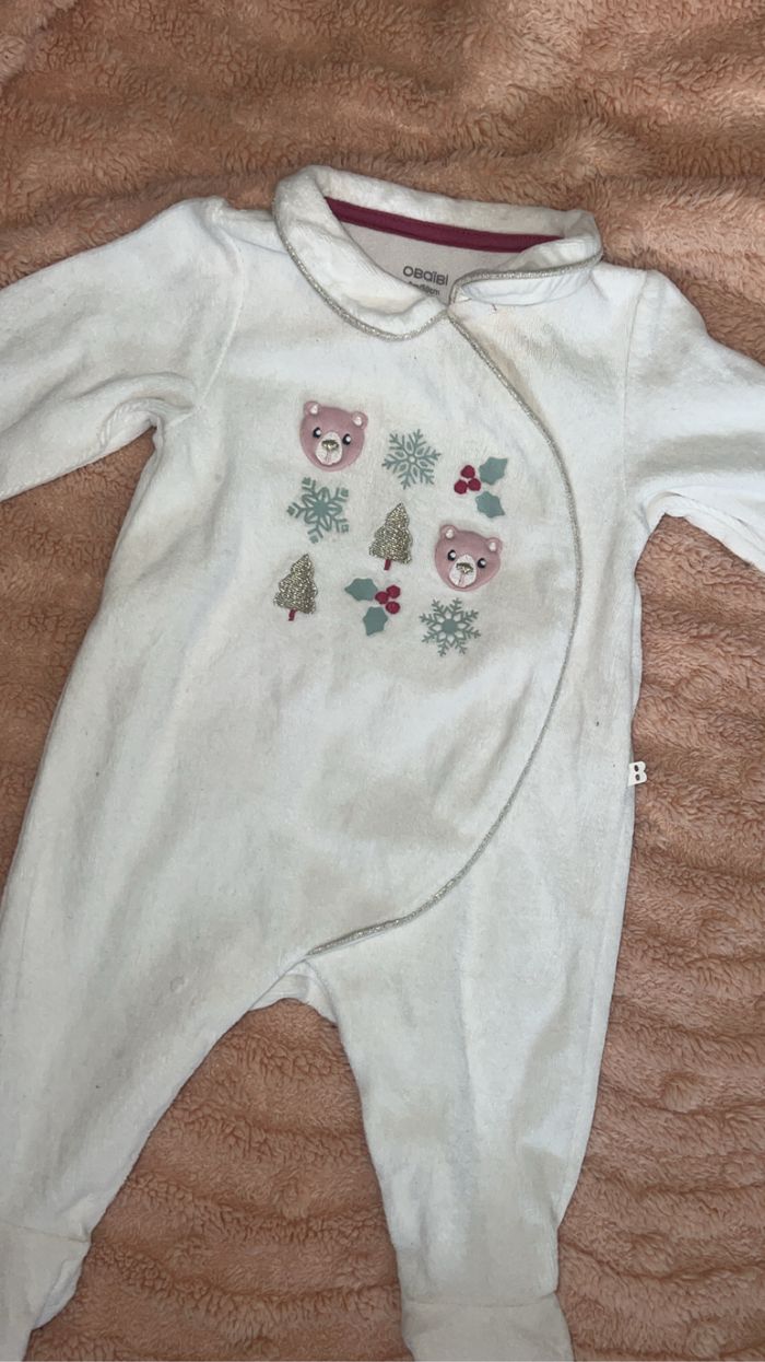 Pyjama blanc 3 mois - photo numéro 7