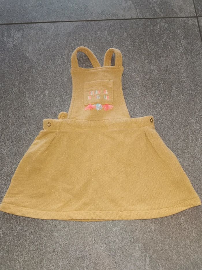 Robe salopette bébé fille 2 ans comme neuve