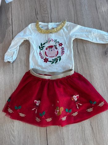 Ensemble bébé fille fête 12mois