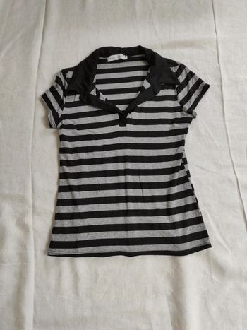 Tee shirt rayures cache-cache t3