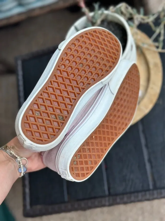 Baskets Vans rose velours fourrées – Pointure 34 - photo numéro 11