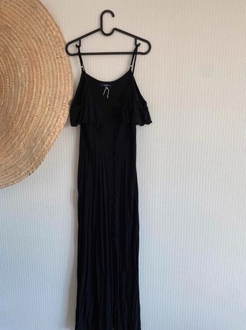 Robe longue noire Kiabi