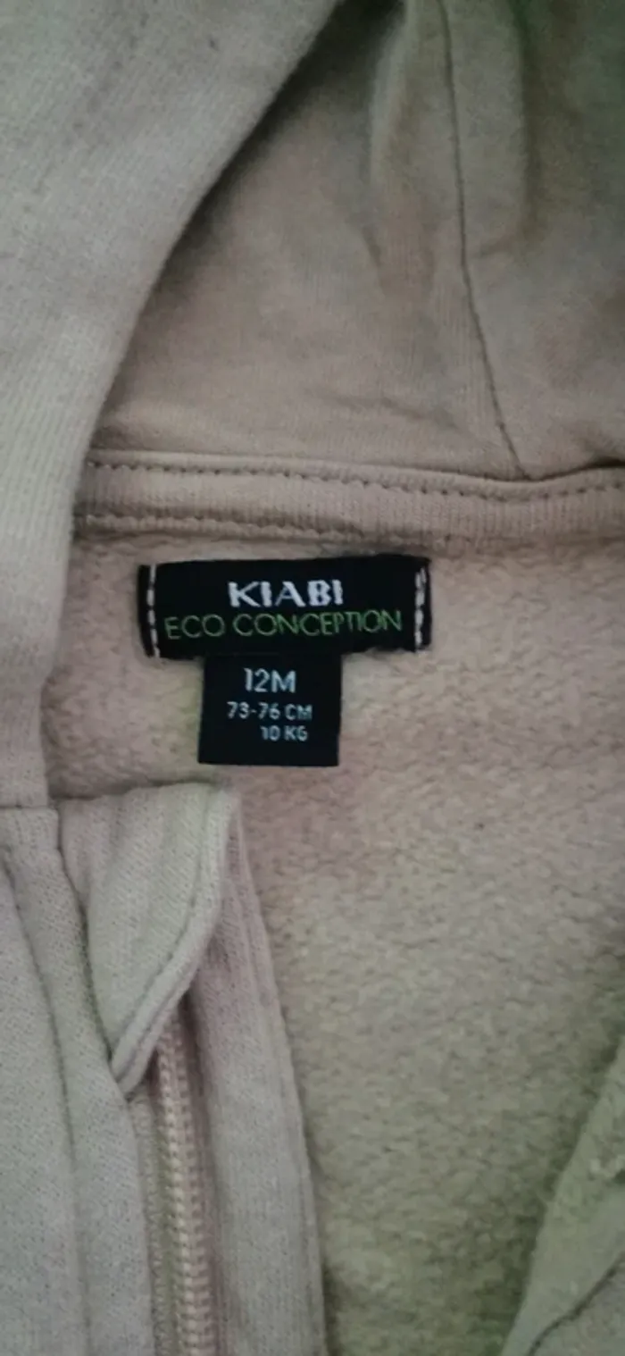 Veste zippée 12 mois - photo numéro 3