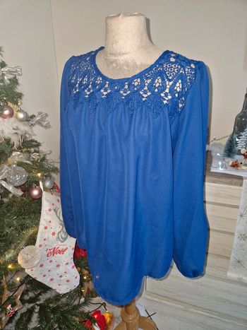 Haut fluide bleu roi