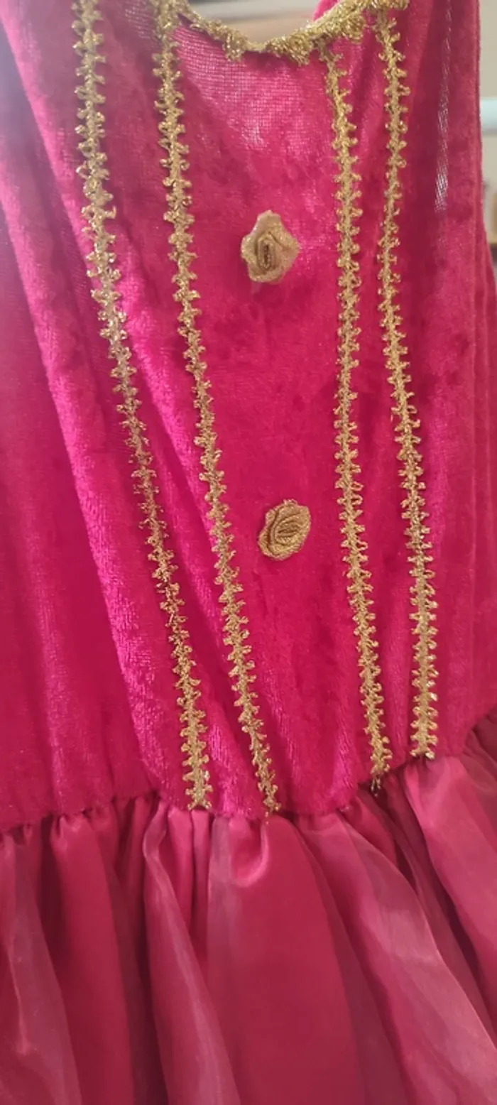 Robe déguisement rouge 8 ans - photo numéro 5