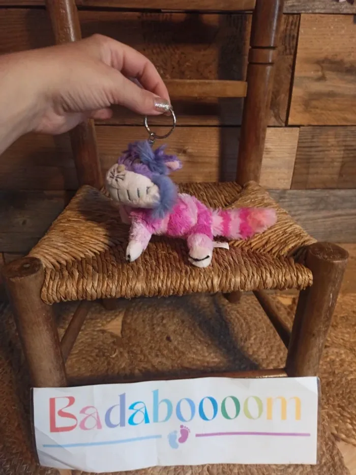 Peluche porte clef cheshire cat tbe - photo numéro 3