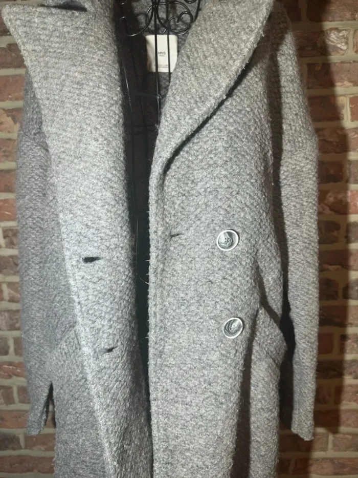 Veste grise MANGO Taille S / 36 - photo numéro 2