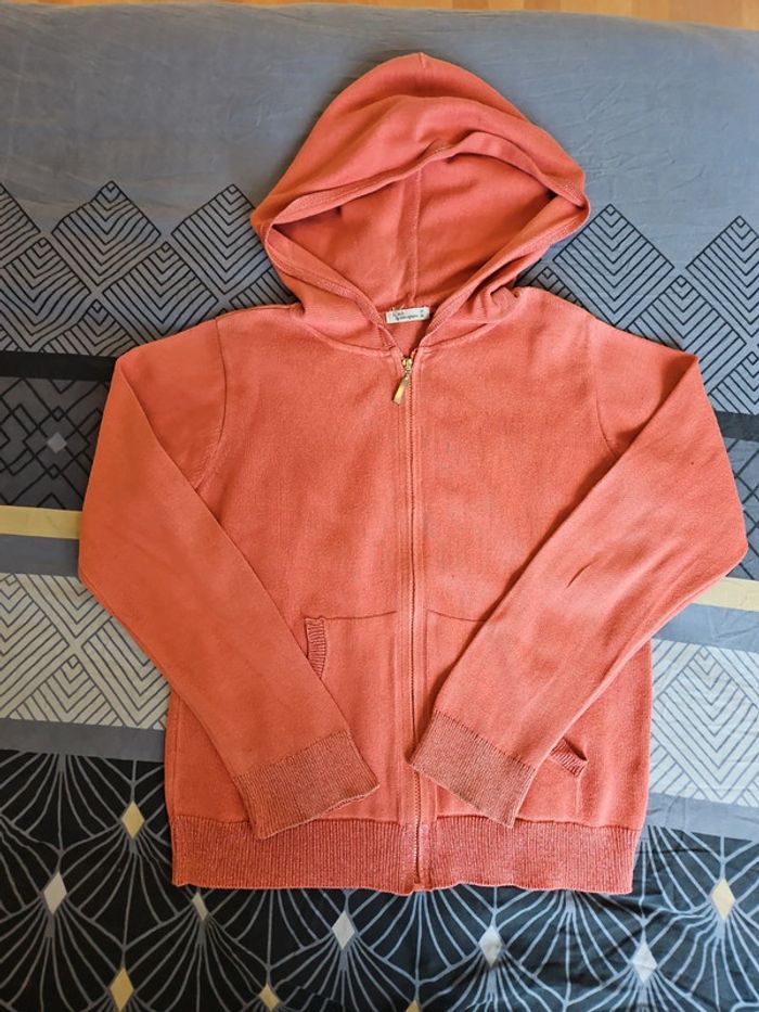 Gilet zippé corail Lc Kids 10 ans