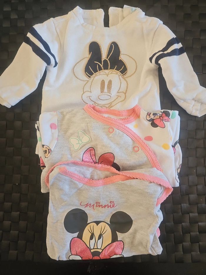 Lot Minnie 3 mois Disney