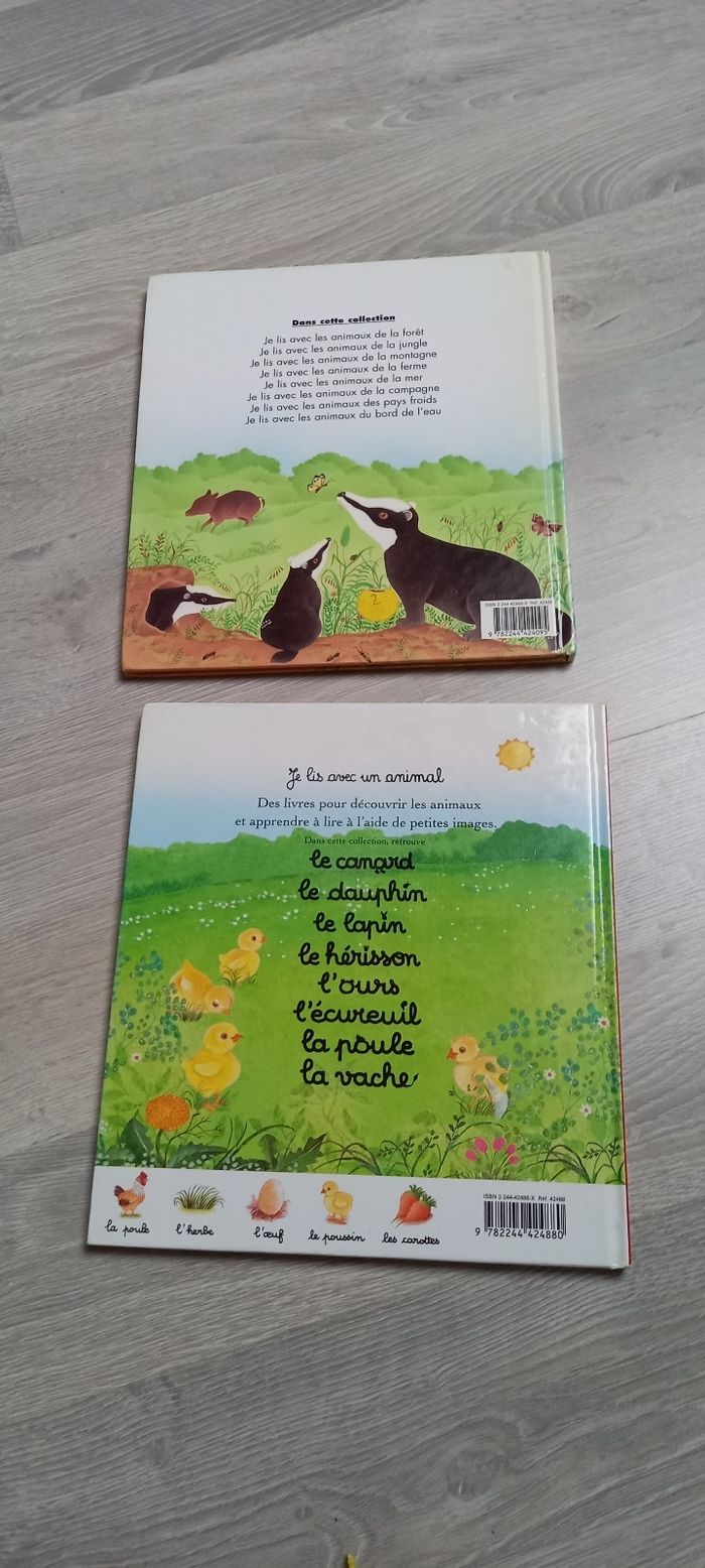 2 livres "je lis" apprentissage lecture avec image - photo numéro 2