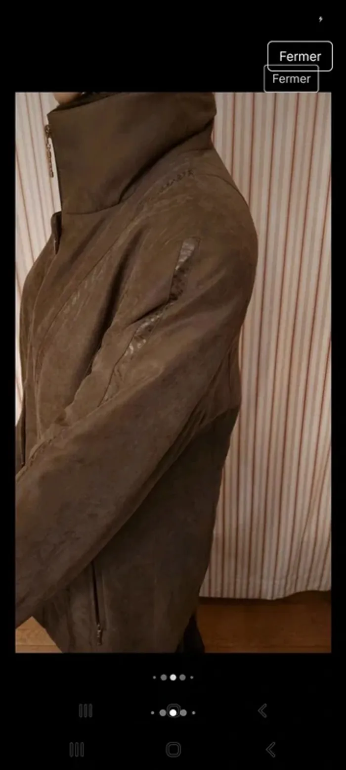 Manteau doudounne Marron Lebek fr be 42 - photo numéro 10