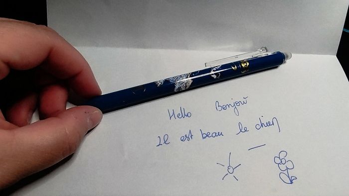 Stylo roller effaçable motif chinois - photo numéro 4