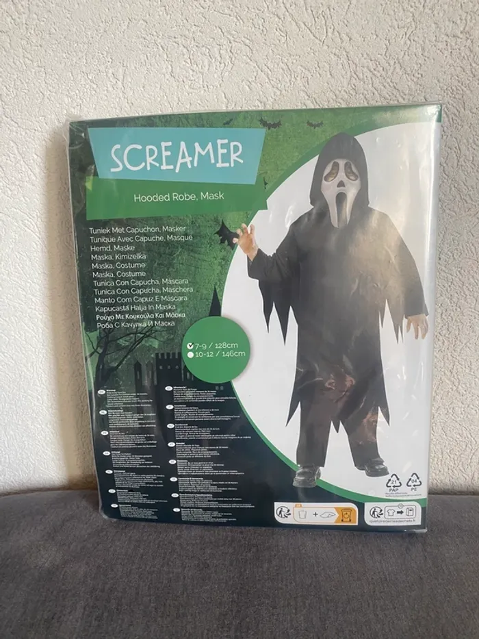 Déguisement Screamer Halloween + masque – Neuf - photo numéro 3