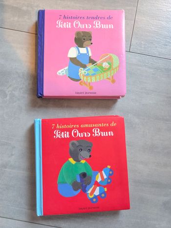 Deux livres petit ours Brun