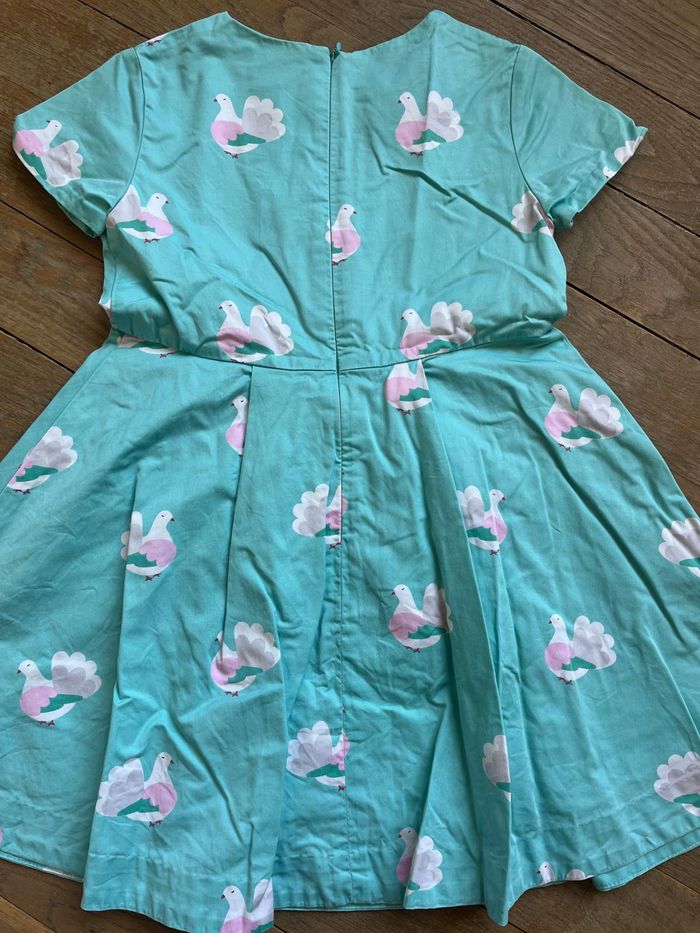 Robe verte colombes Jacadi 6 ans - photo numéro 6