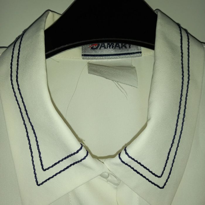 Chemise / Blouse by Damart esprit Marinière Vintage comme neuve taille 38 - photo numéro 11