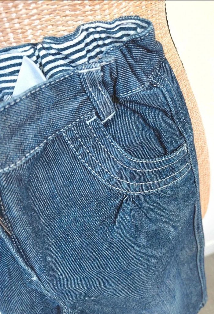 10 € Jean fille Petit Bateau 18 mois - photo numéro 3