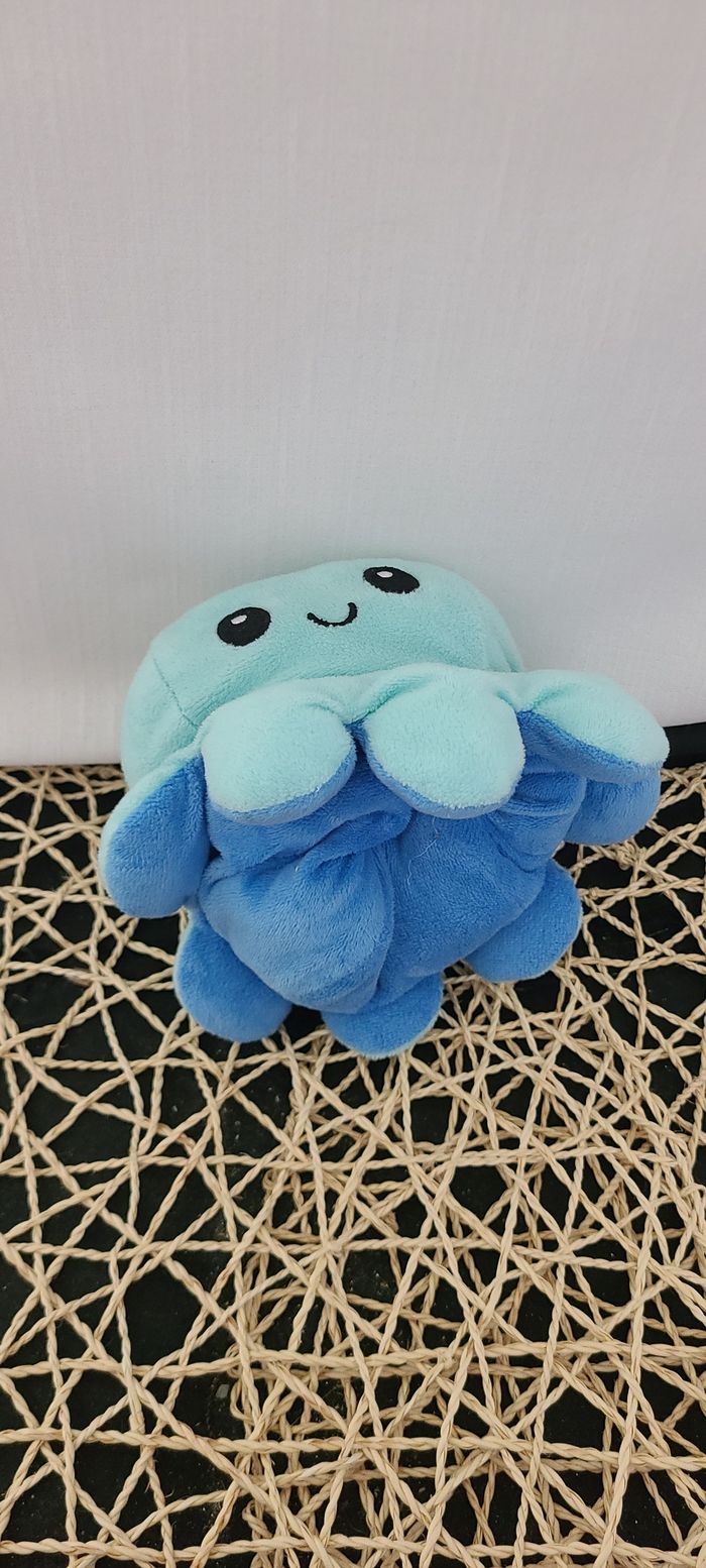 Peluche Octopu Double Face Peluche pieuvre réversible