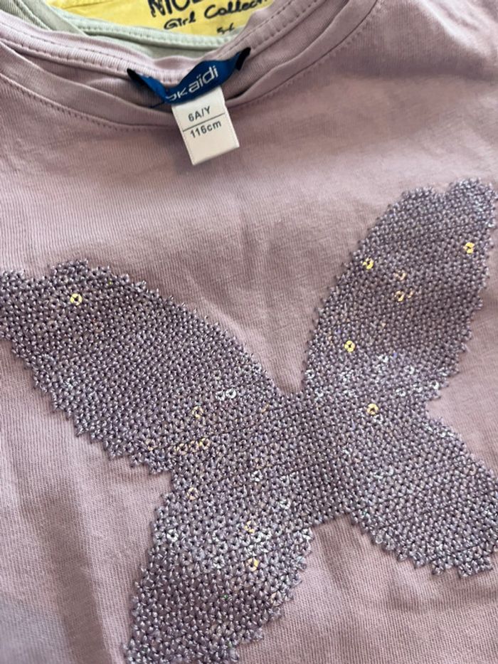 Lot 8 tee shirt fille - photo numéro 14