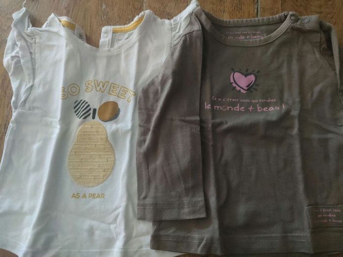 Lot 12 t-shirts 12 mois - photo numéro 10