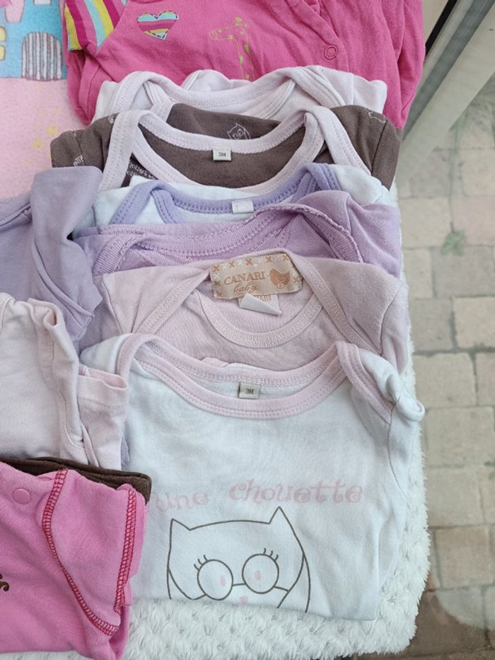 🔸Lot 22 Vêtements Bébé Fille 3 Mois🔸 - photo numéro 2