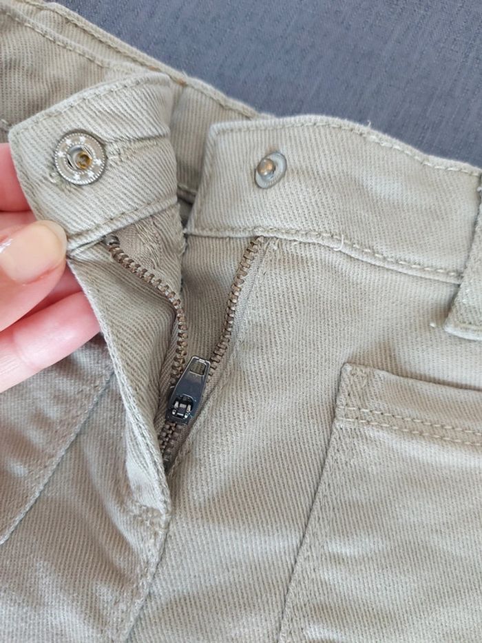 Short jeans Kaki Vertbaudet 6 ans - photo numéro 6