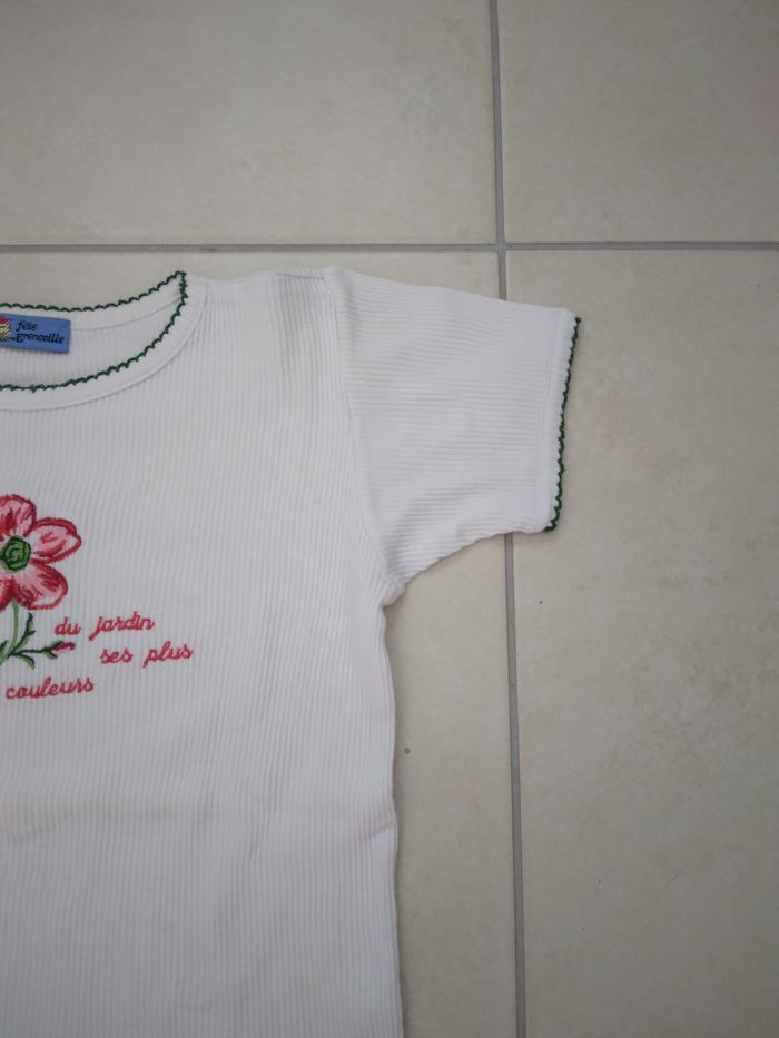 T-SHIRT blanc- 8 ans - photo numéro 4