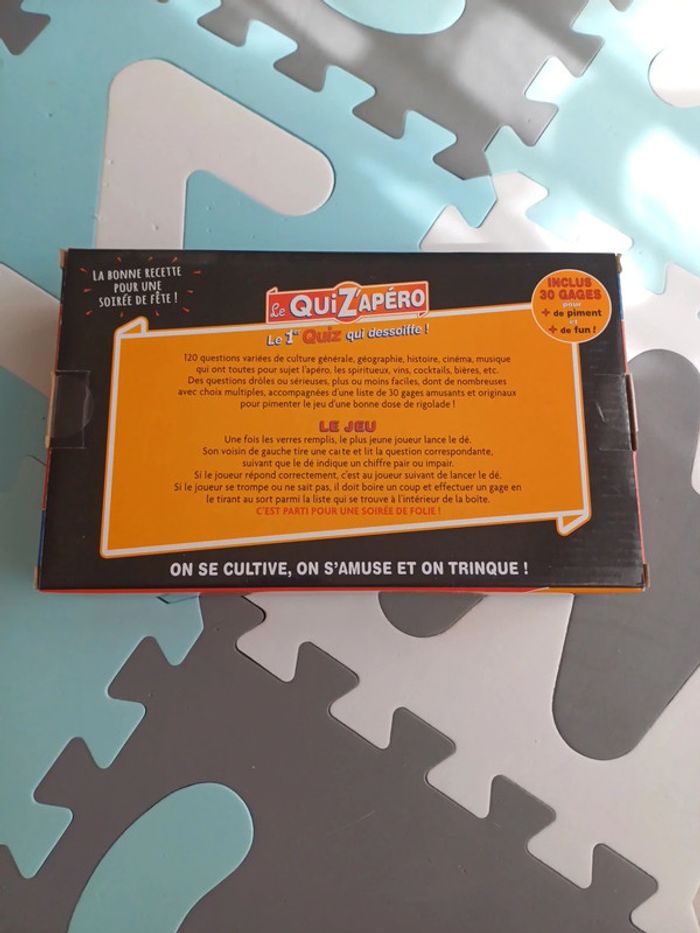 Jeu quiz apéro neuf - photo numéro 2