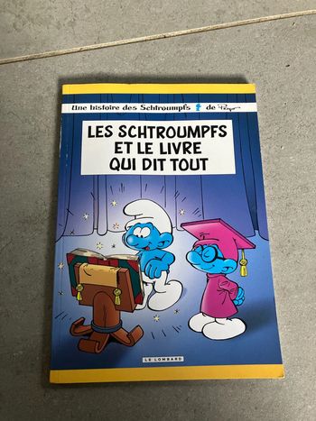 Livre Quick bd les Schtroumpfs et le livre qui dit tout