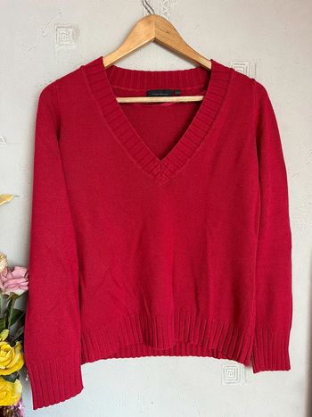 Pull rouge de chez Kiabi
