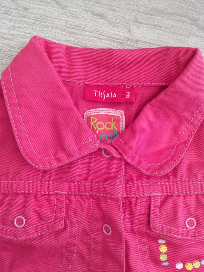 Gilet ou chemise sans manches fille 6 mois - photo numéro 3