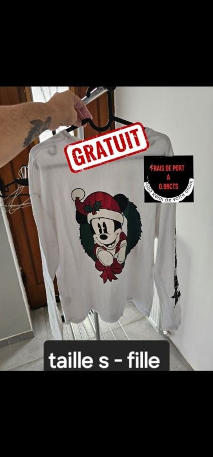 Tee-shirt manche longue femme GRATUIT