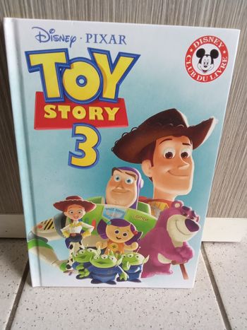 Livre Disney club du livre toy story 3
