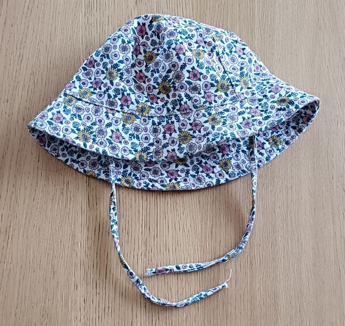 Bob chapeau Bout'chou fleuri 6-12 mois fille - photo numéro 2