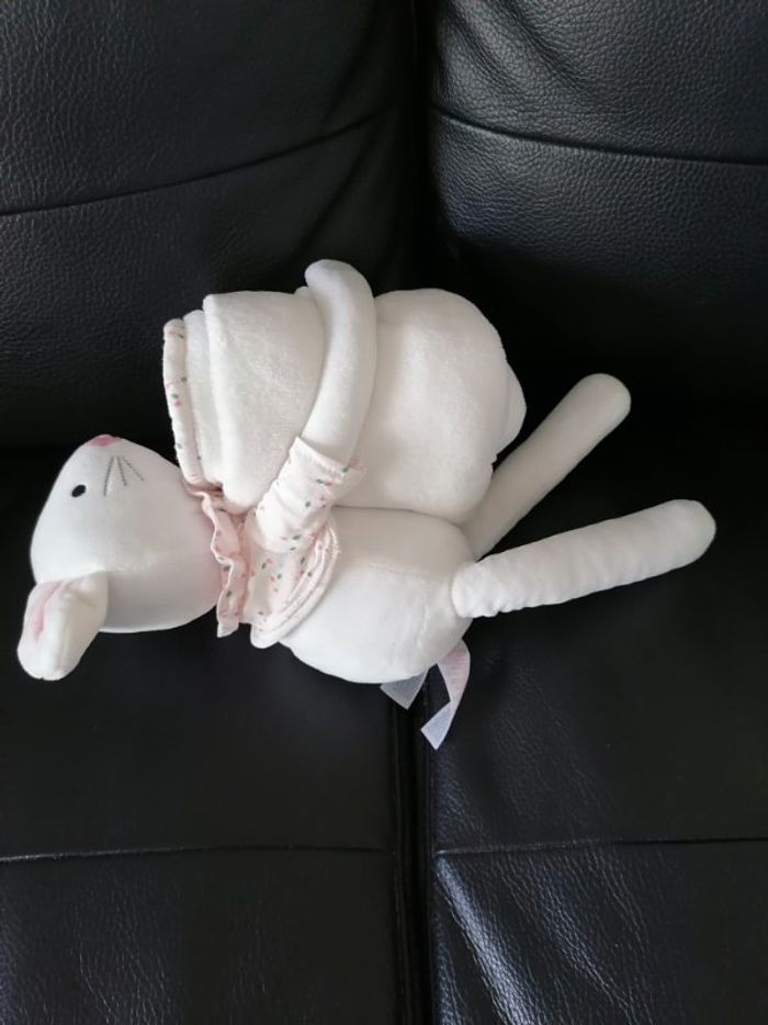 Plaid polaire Okaïdi avec doudou souris neuf