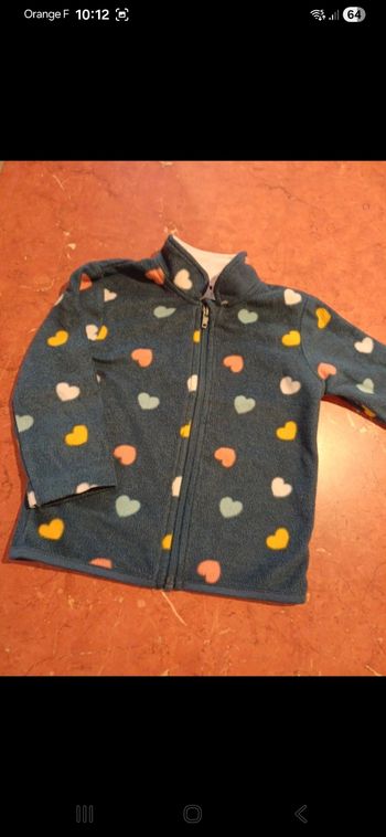 Veste polaire fille taille 24 mois